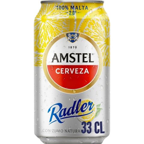 CERVEZA C/LIMON AMSTEL RADLER 33CL LATA