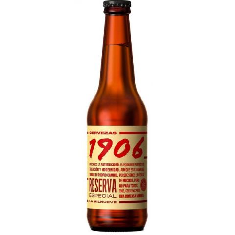 CERVEZA ESTRELLA GALICIA 1906 33CL